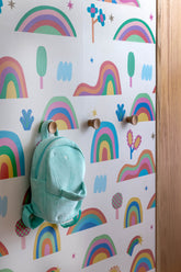 Papel de Parede Infantil - Arco-íris Fantástico Off